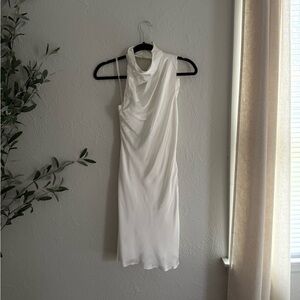 Elegant White Off-The-Shoulder Dress